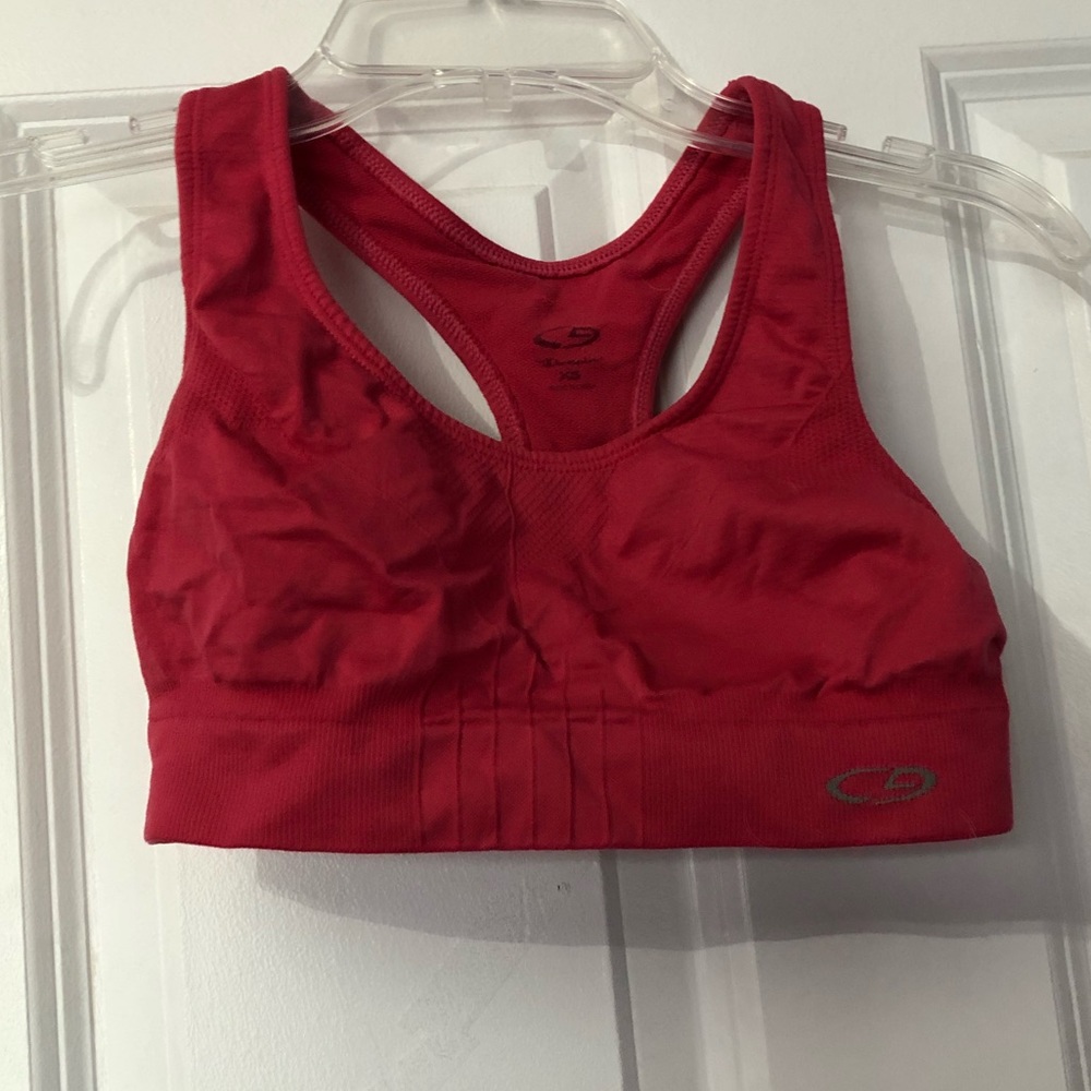 Red Champion Sports Bra